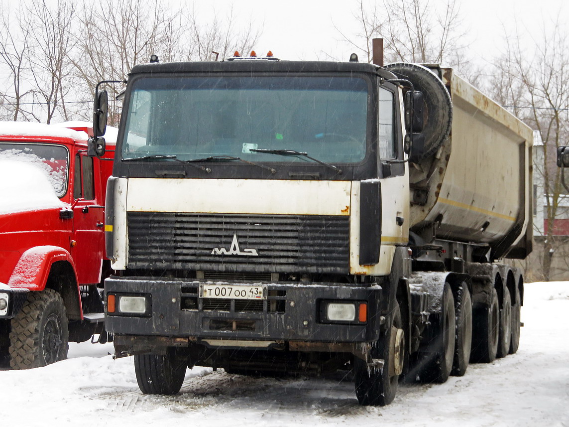 Кировская область, № Т 007 ОО 43 — МАЗ-6430A8