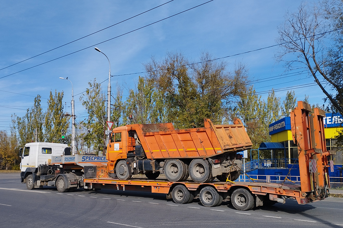 Волгоградская область, № ЕА 4099 34 — Спецприцеп (общая модель); Волгоградская область, № В 314 ВУ 134 — КамАЗ-65115-L4(19)