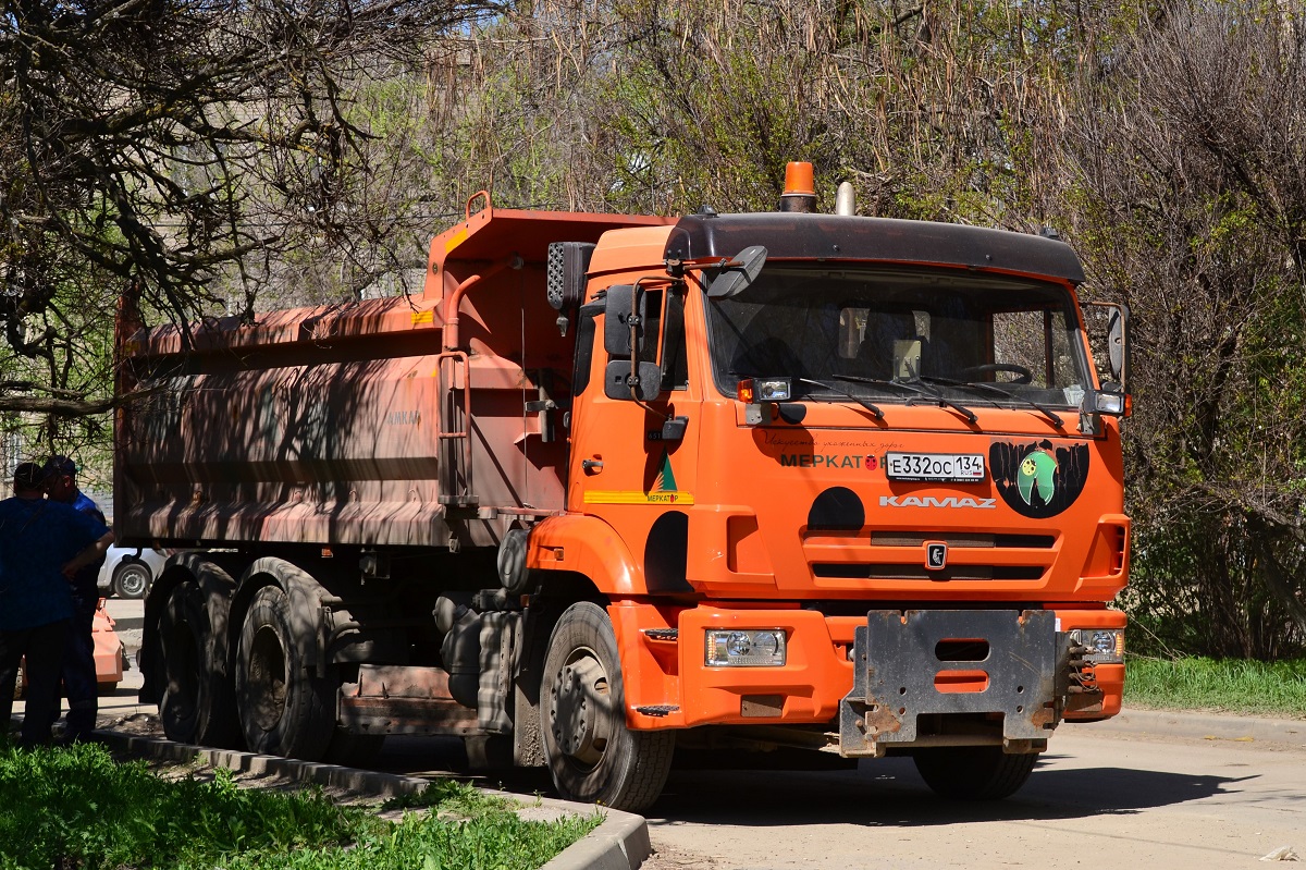 Волгоградская область, № Е 332 ОС 134 — КамАЗ-65115-A5(48)