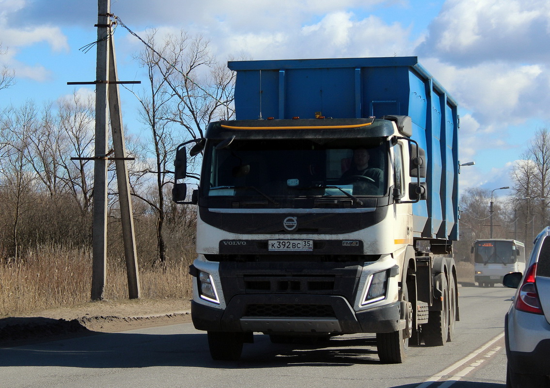 Вологодская область, № К 392 ВС 35 — Volvo ('2013) FMX.420 [X9P]