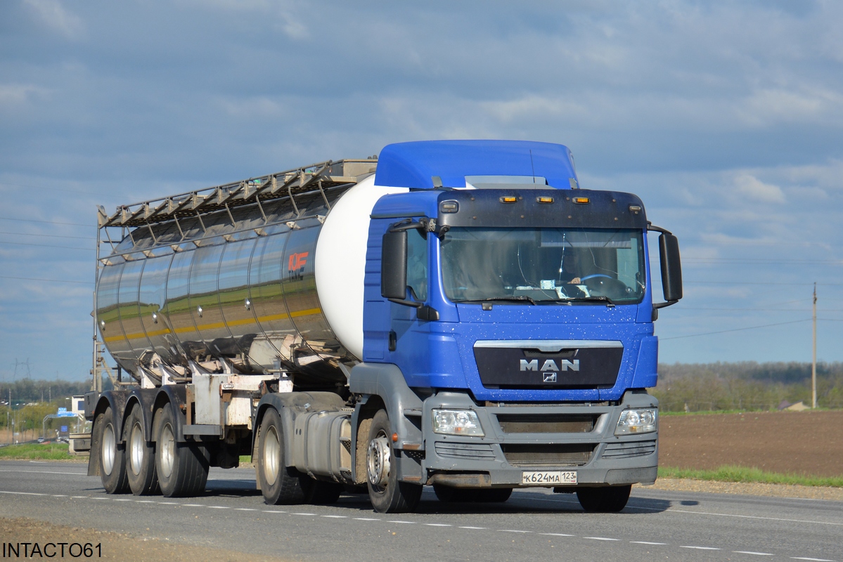 Краснодарский край, № К 624 МА 123 — MAN TGS ('2007) 19.400