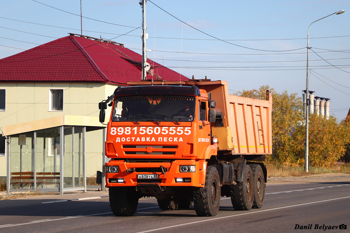 Ненецкий автономный округ, № А 838 ТА 83 — КамАЗ-6522-63 Ненецкий автономный округ, № А 838 ТА 83 — КамАЗ-6522-63