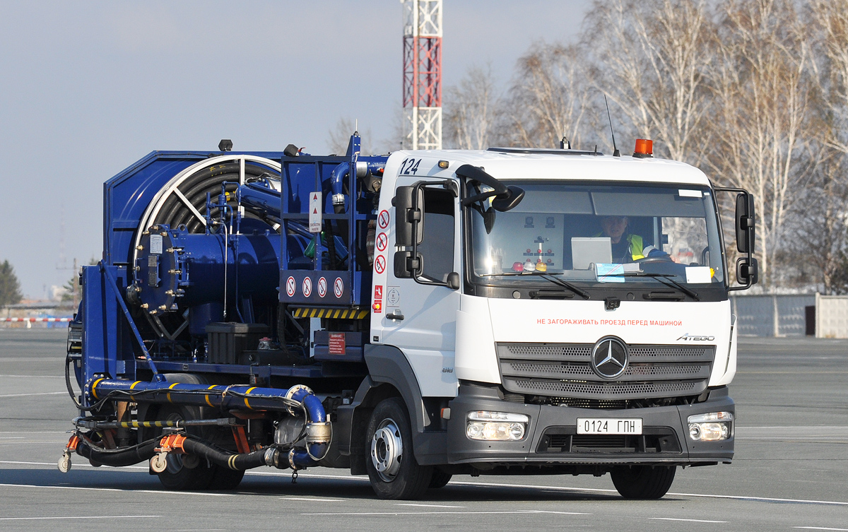 Новосибирская область, № 124 — Mercedes-Benz Atego 816 Новосибирская область, № 124 — Mercedes-Benz Atego 816