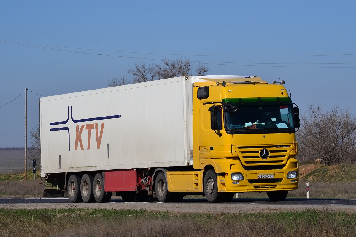 Адыгея, № А 604 ХХ 01 — Mercedes-Benz Actros ('2003) 1844 Адыгея, № А 604 ХХ 01 — Mercedes-Benz Actros ('2003) 1844