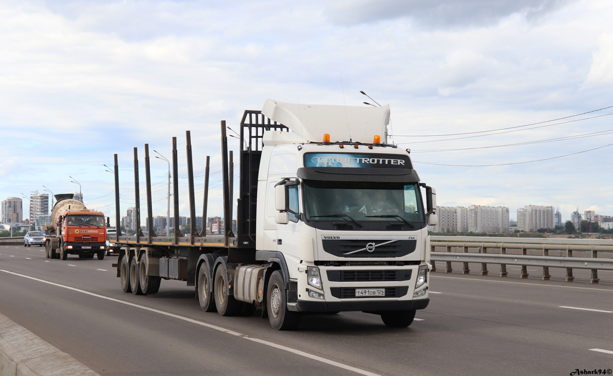 Красноярский край, № Т 491 ОВ 124 — Volvo ('2010) FM.480 [X9P]