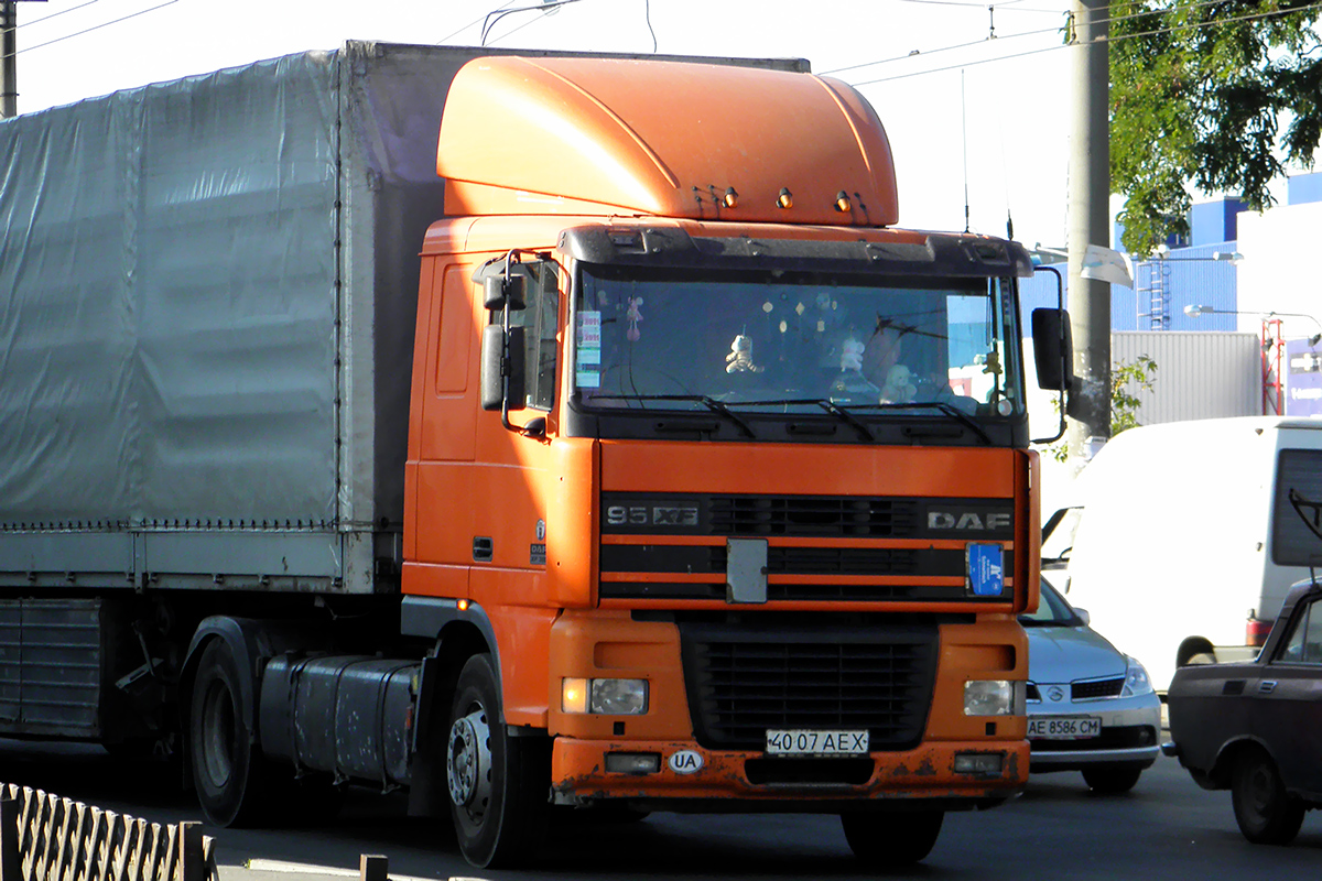 Донецкая область, № 4007 АЕХ — DAF 95XF FT Донецкая область, № 4007 АЕХ — DAF 95XF FT
