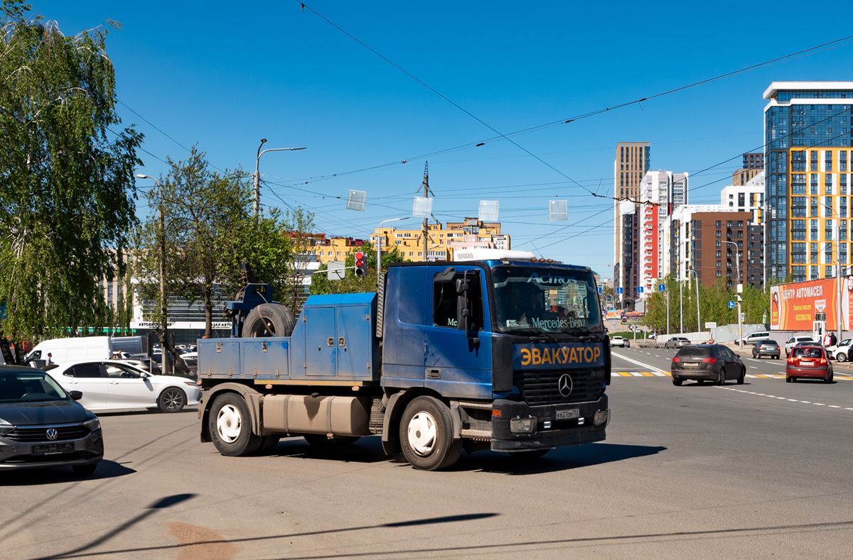 Башкортостан, № К 627 ОМ 702 — Mercedes-Benz Actros ('1997) Башкортостан, № К 627 ОМ 702 — Mercedes-Benz Actros ('1997)