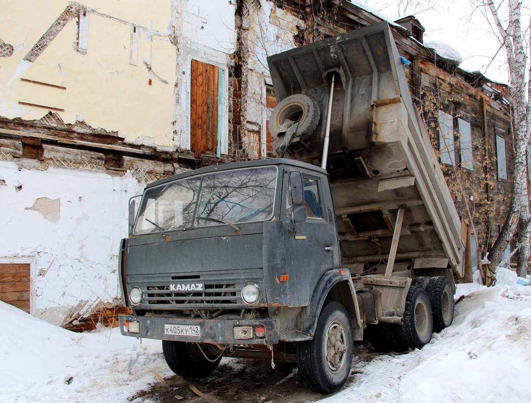 Кемеровская область, № К 405 КУ 142 — КамАЗ-55111 [551110]