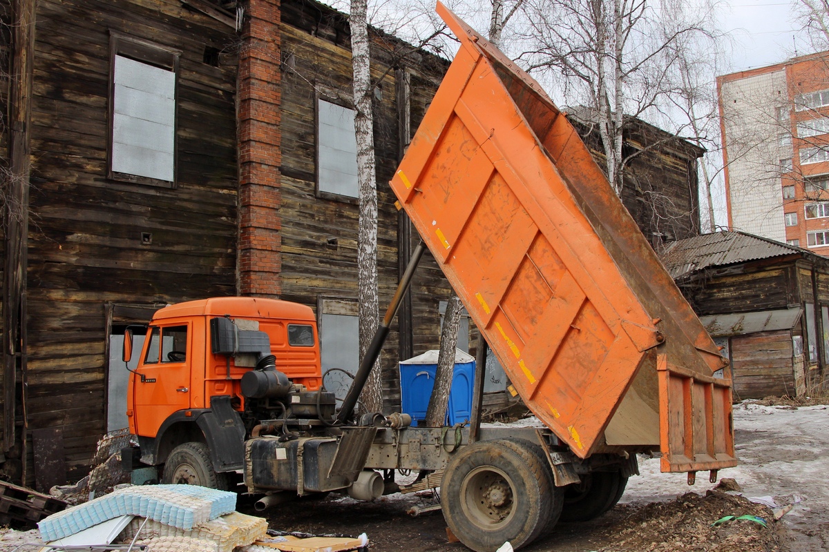 Новосибирская область, № А 455 ЕМ 154 — КамАЗ-65115 [651150]