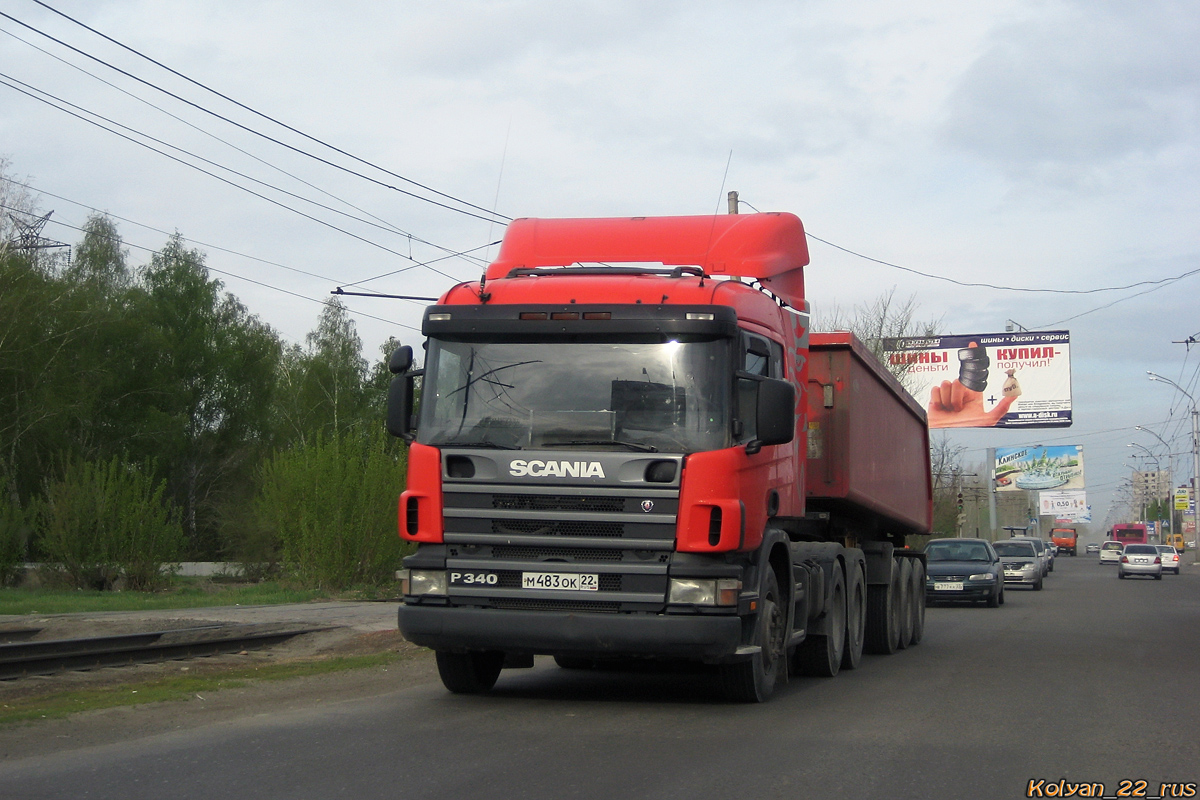 Алтайский край, № М 483 ОК 22 — Scania ('1996) P340 Алтайский край, № М 483 ОК 22 — Scania ('1996) P340