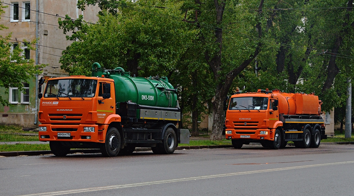 Воронежская область, № М 840 КМ 136 — КамАЗ-53605-A5(48); Воронежская область, № С 513 ММ 136 — КамАЗ-65115-A5(48) Воронежская область, № М 840 КМ 136 — КамАЗ-53605-A5(48); Воронежская область, № С 513 ММ 136 — КамАЗ-65115-A5(48)