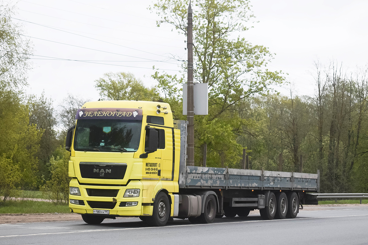 Москва, № Т 180 УН 197 — MAN TGX ('2007) 18.440
