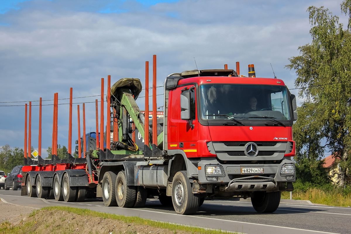 Ленинградская область, № В 829 СН 47 — Mercedes-Benz Actros ('2009) 3346 Ленинградская область, № В 829 СН 47 — Mercedes-Benz Actros ('2009) 3346