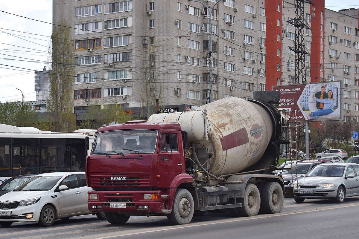 Волгоградская область, № С 868 РМ 34 — КамАЗ-6520-61
