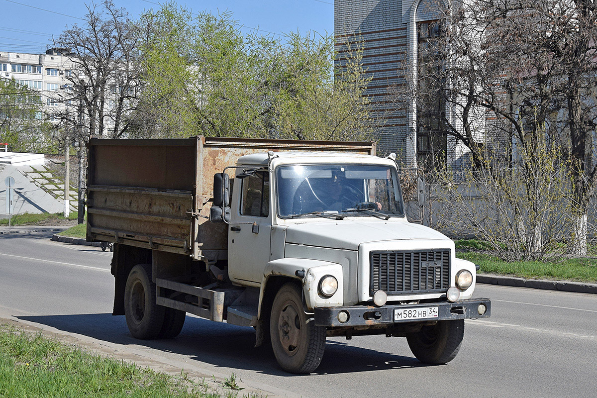 Волгоградская область, № М 582 НВ 34 — ГАЗ-3309 Волгоградская область, № М 582 НВ 34 — ГАЗ-3309