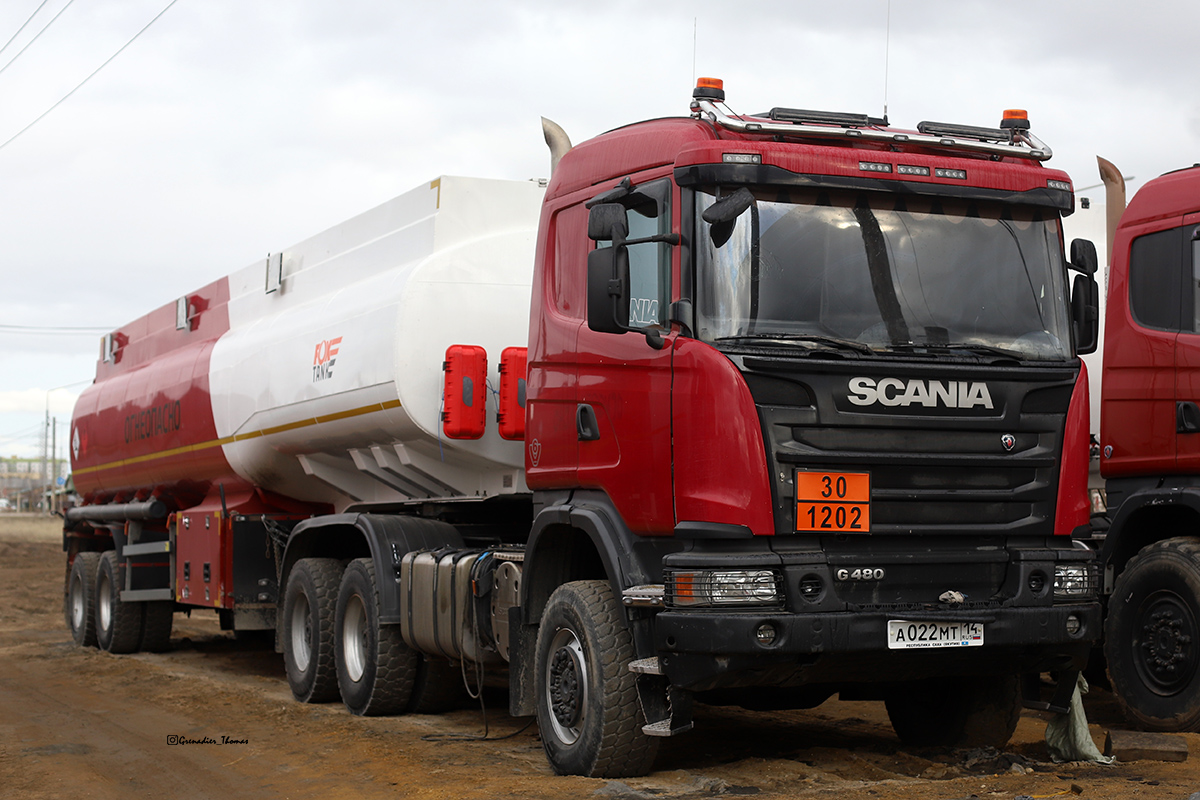 Саха (Якутия), № А 022 МТ 14 — Scania ('2013) G480