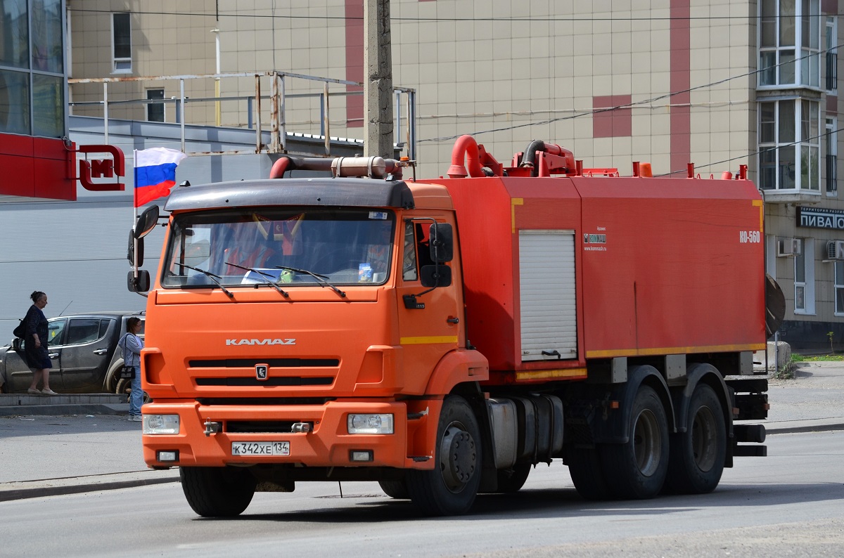 Волгоградская область, № К 342 ХЕ 134 — КамАЗ-65115-50