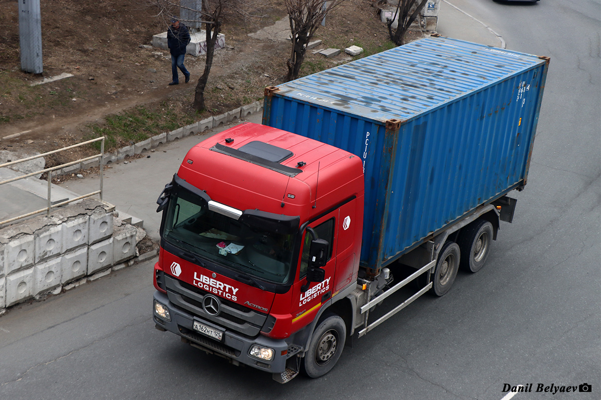 Приморский край, № А 162 НТ 125 — Mercedes-Benz Actros ('2009) 3341 Приморский край, № А 162 НТ 125 — Mercedes-Benz Actros ('2009) 3341