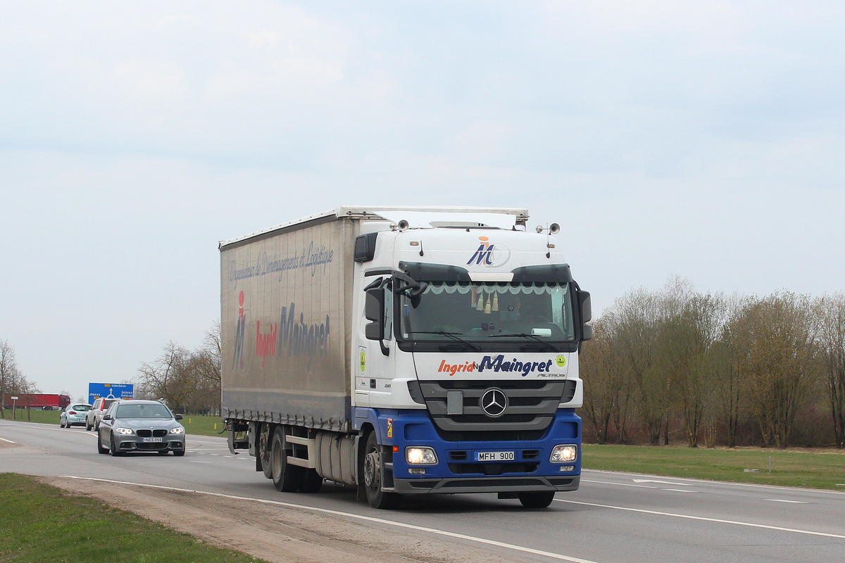 Литва, № MFH 900 — Mercedes-Benz Actros ('2009) 2541 Литва, № MFH 900 — Mercedes-Benz Actros ('2009) 2541