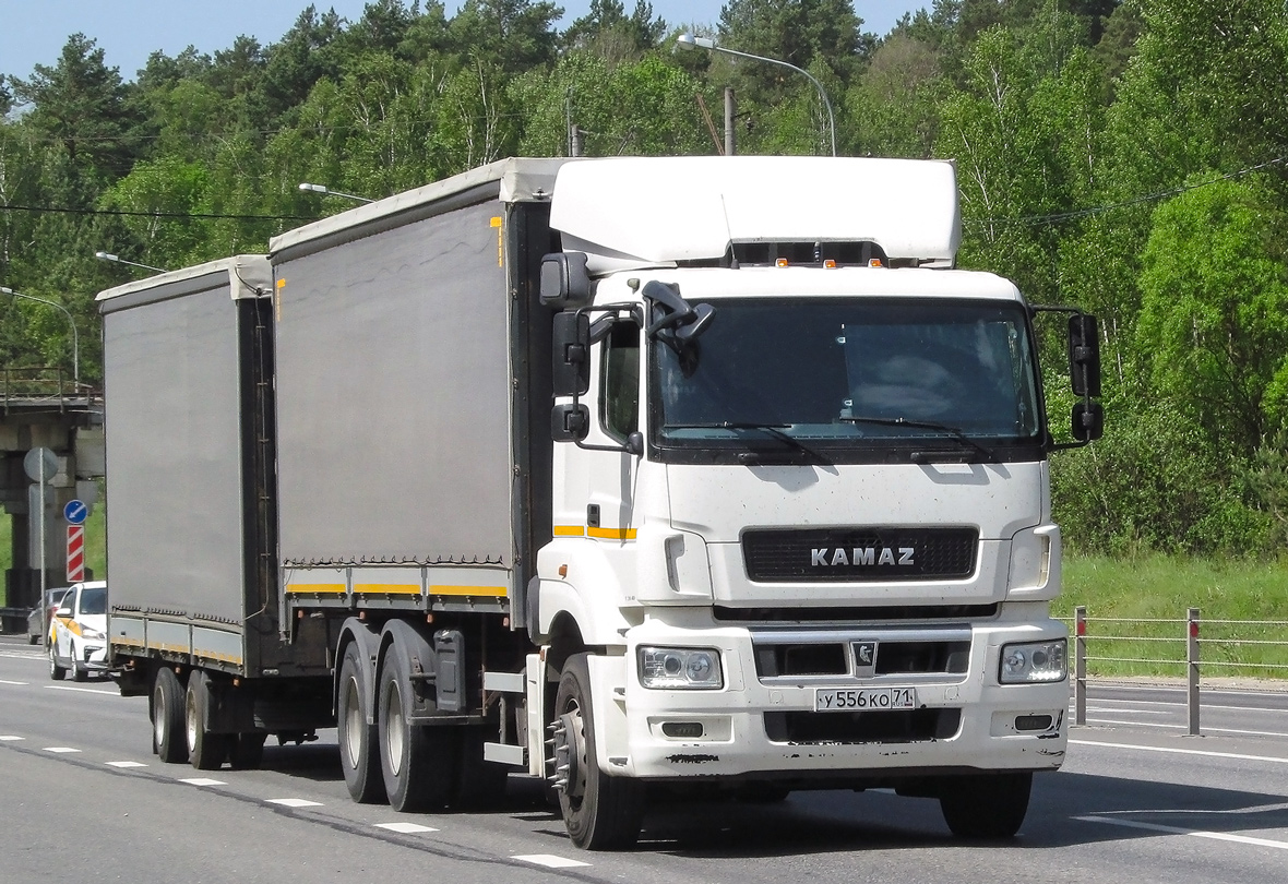 Тульская область, № У 556 КО 71 — КамАЗ-65207-S5(87) Тульская область, № У 556 КО 71 — КамАЗ-65207-S5(87)