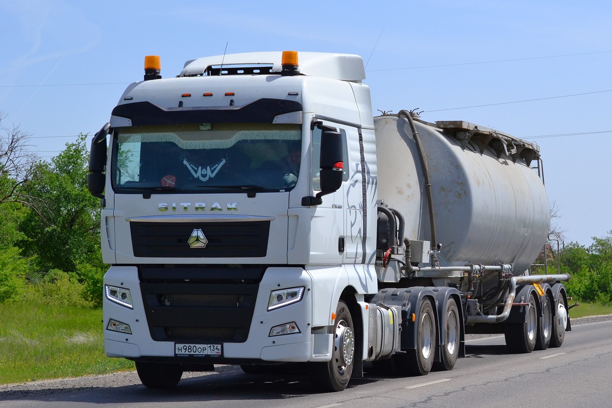 Волгоградская область, № Н 980 ОР 134 — Sitrak C7H ZZ4256
