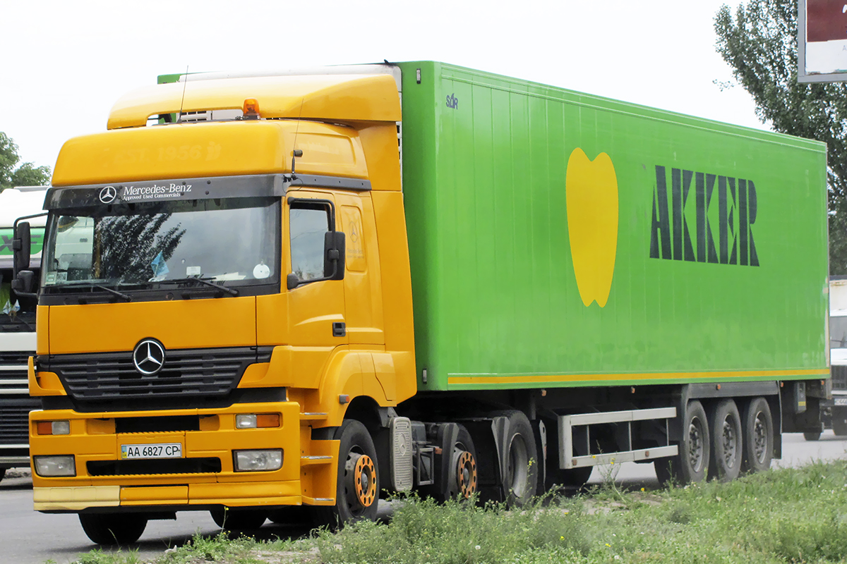 Киев, № АА 6827 СР — Mercedes-Benz Actros ('1997) 2543 Киев, № АА 6827 СР — Mercedes-Benz Actros ('1997) 2543