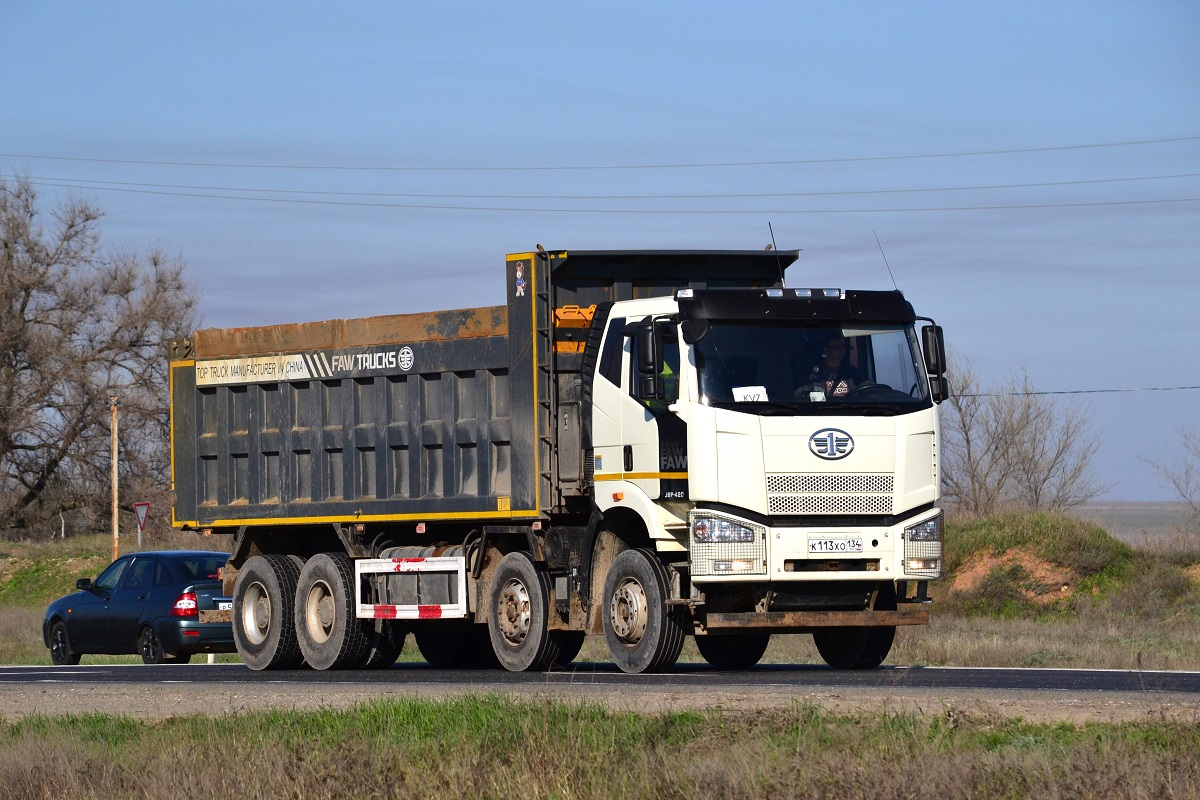 Волгоградская область, № К 113 ХО 134 — FAW J6 CA3310 Волгоградская область, № К 113 ХО 134 — FAW J6 CA3310