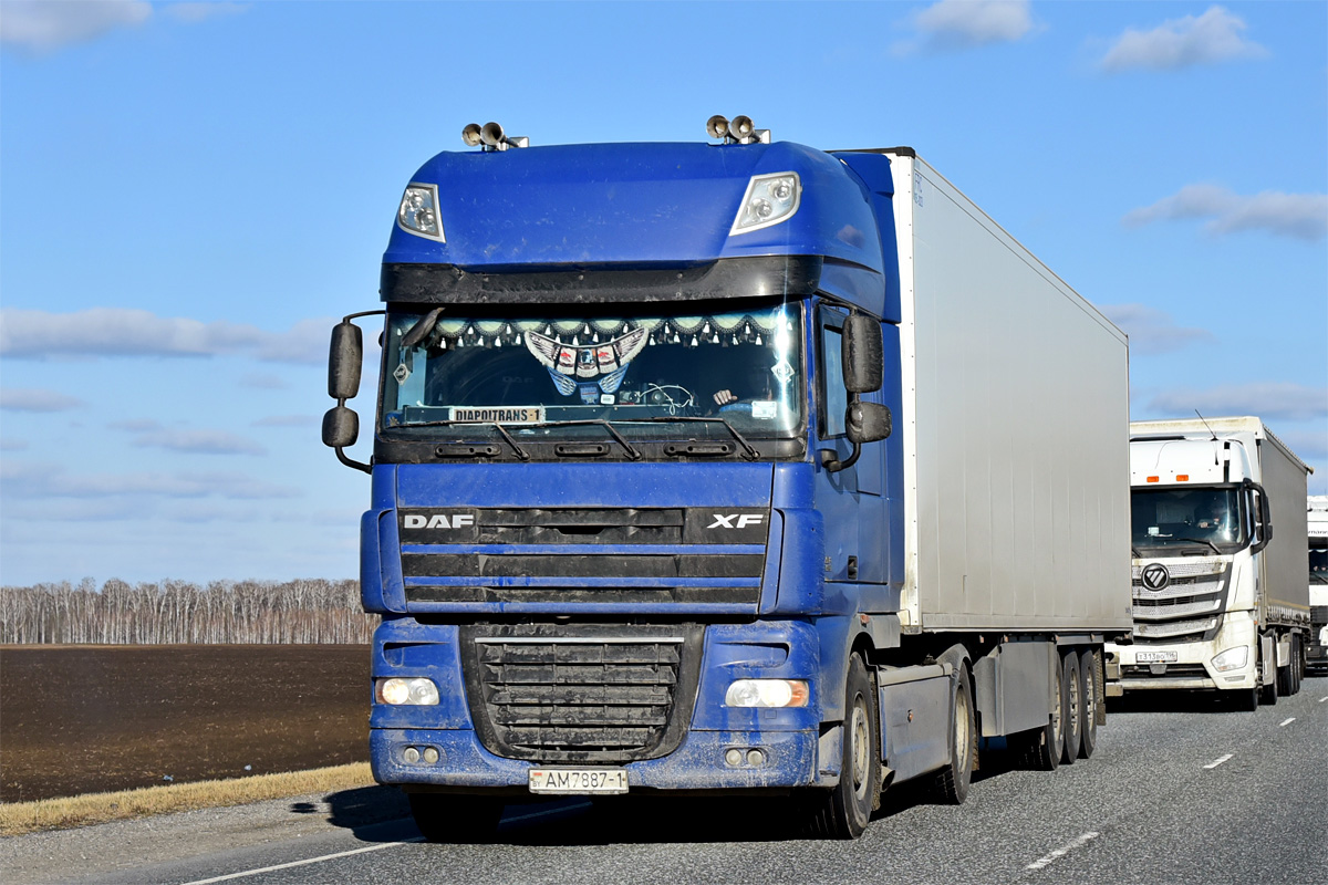 Брестская область, № AM 7887-1 — DAF XF105 FT Брестская область, № AM 7887-1 — DAF XF105 FT