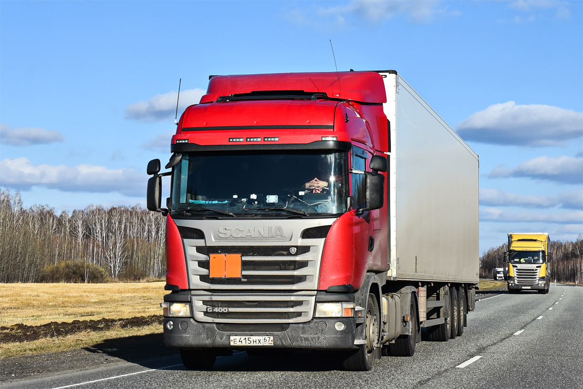 Смоленская область, № Е 415 НХ 67 — Scania ('2009) G400 Смоленская область, № Е 415 НХ 67 — Scania ('2009) G400