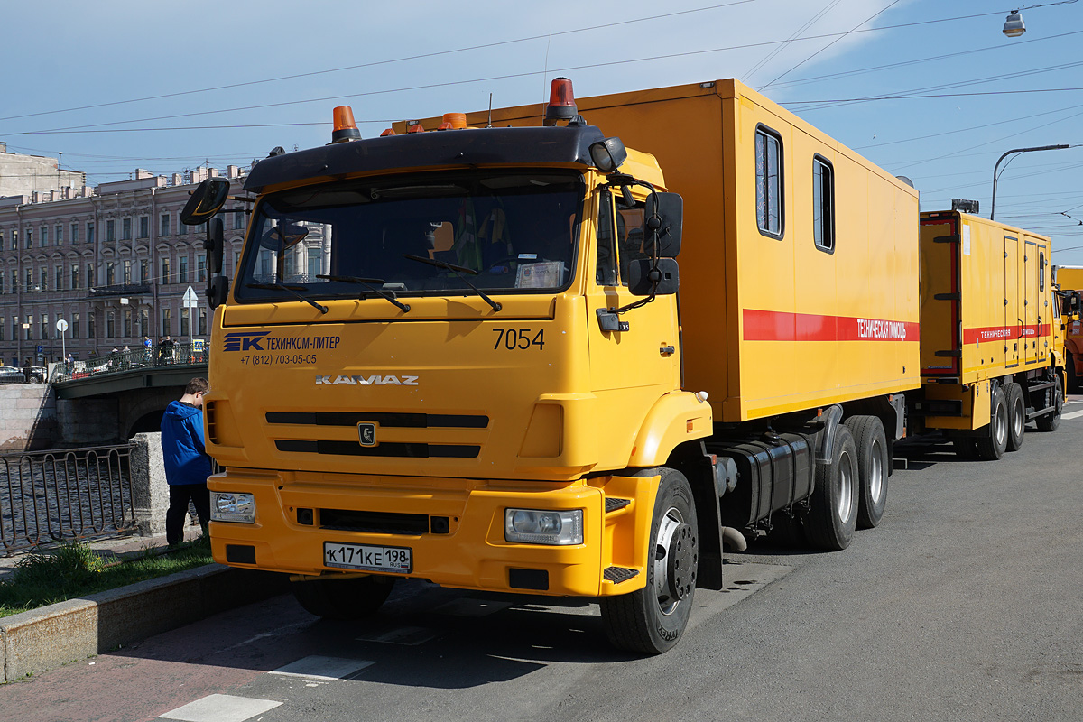 Санкт-Петербург, № 7054 — КамАЗ-65115-A5(48); Санкт-Петербург — Международный транспортный фестиваль "SPbTransportFest" (2019-... гг)