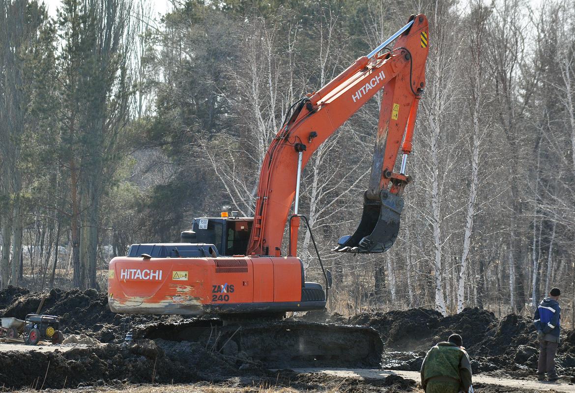 Омская область, № 9530 АА 55 — Hitachi ZX240 (общая модель) Омская область, № 9530 АА 55 — Hitachi ZX240 (общая модель)