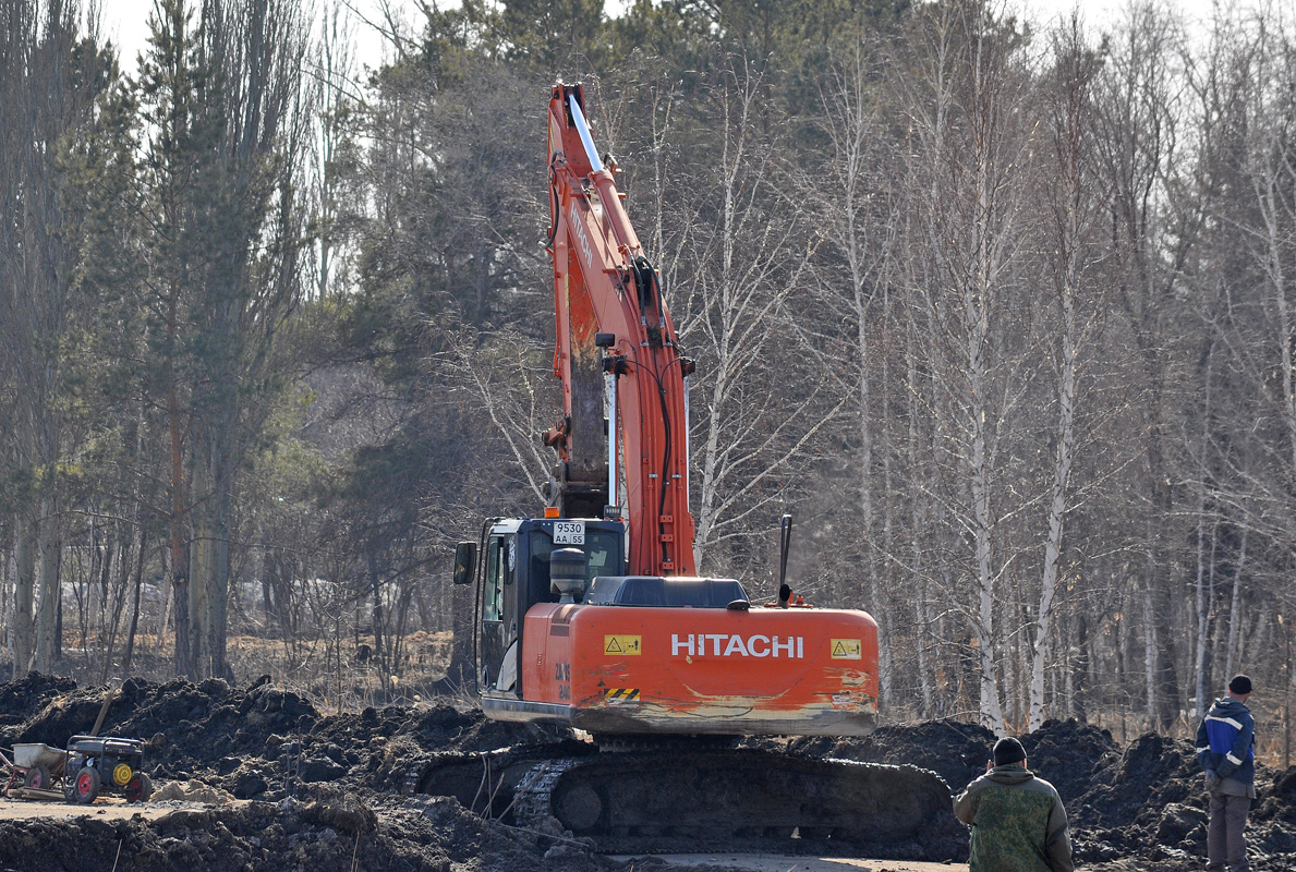 Омская область, № 9530 АА 55 — Hitachi ZX240 (общая модель) Омская область, № 9530 АА 55 — Hitachi ZX240 (общая модель)