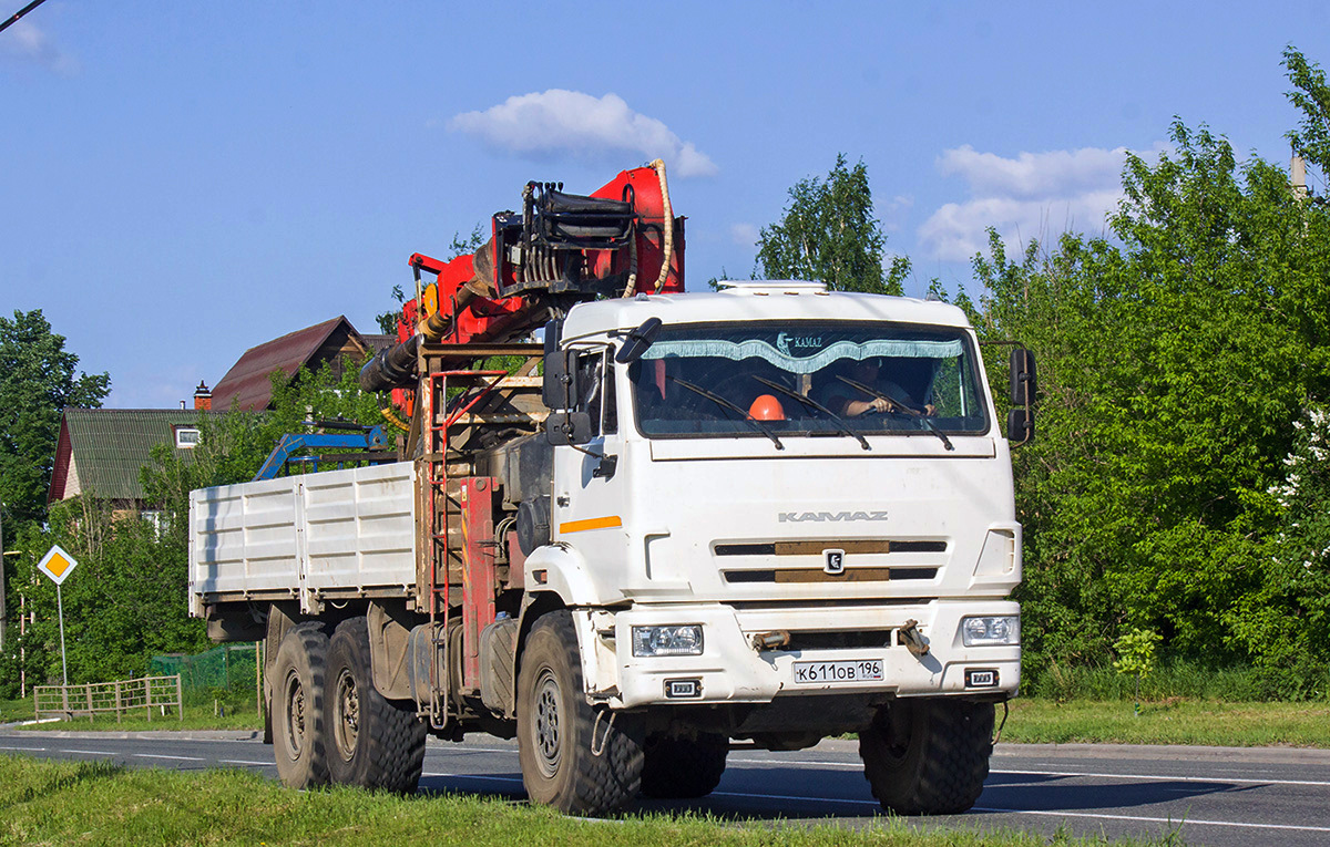 Свердловская область, № К 611 ОВ 196 — КамАЗ-43118 (общая модель) Свердловская область, № К 611 ОВ 196 — КамАЗ-43118 (общая модель)