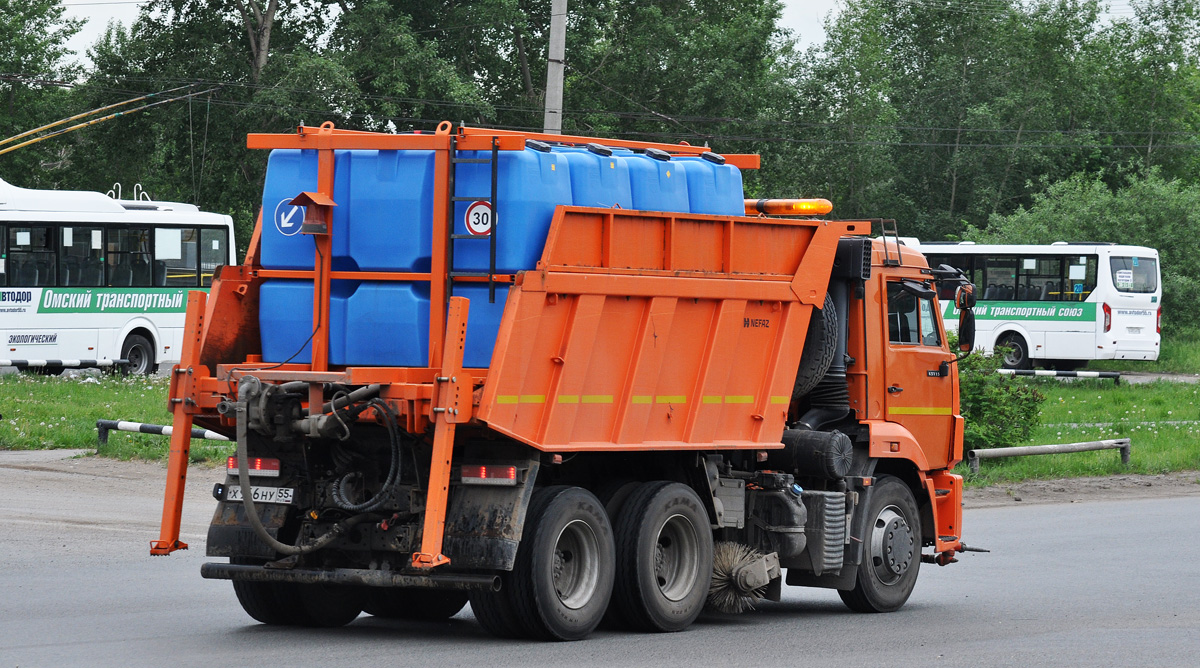 Омская область, № Х 966 НУ 55 — КамАЗ-65115-A5(48)