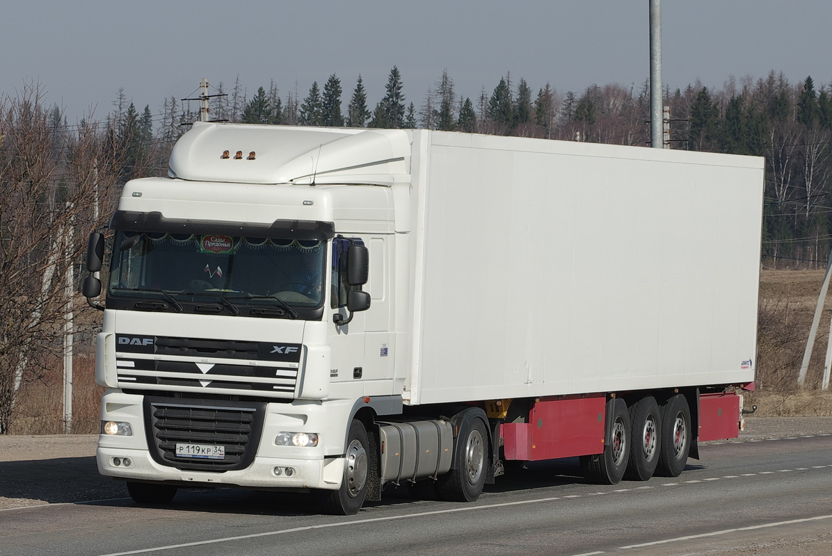 Волгоградская область, № Р 119 КР 34 — DAF XF105 FT