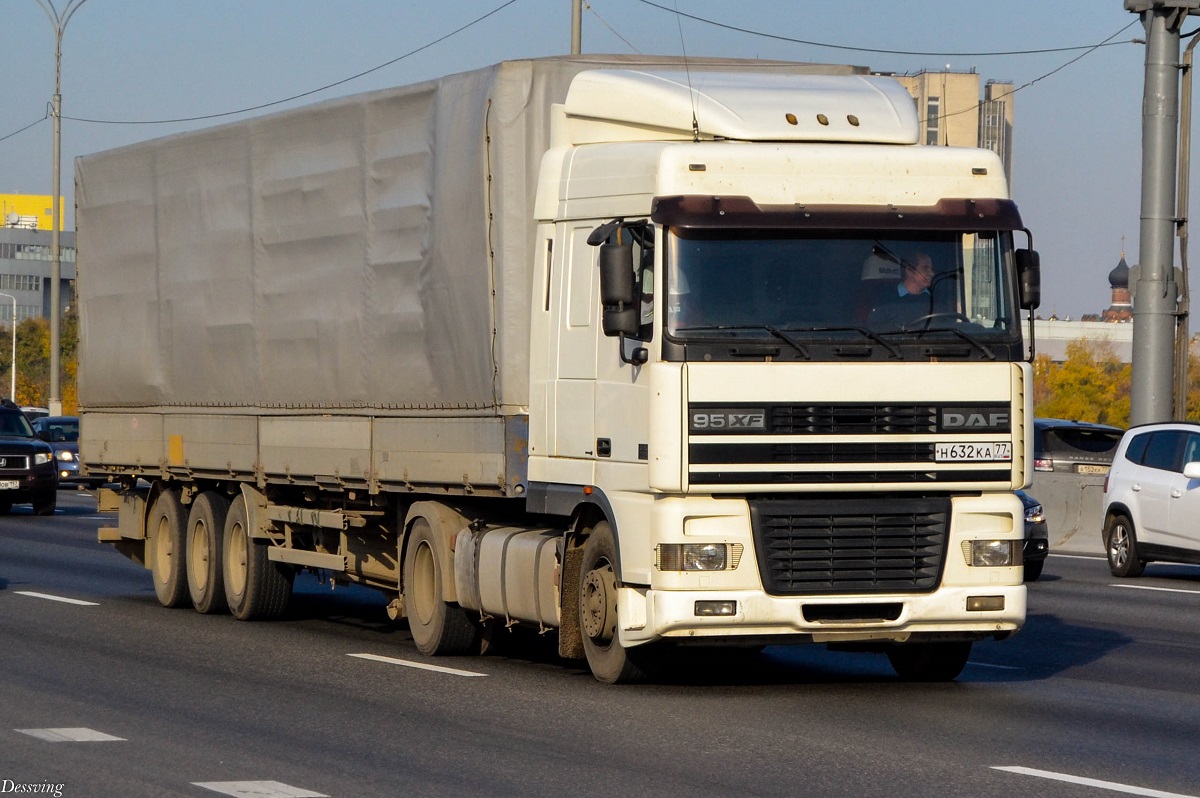Москва, № Н 632 КА 77 — DAF 95XF FT