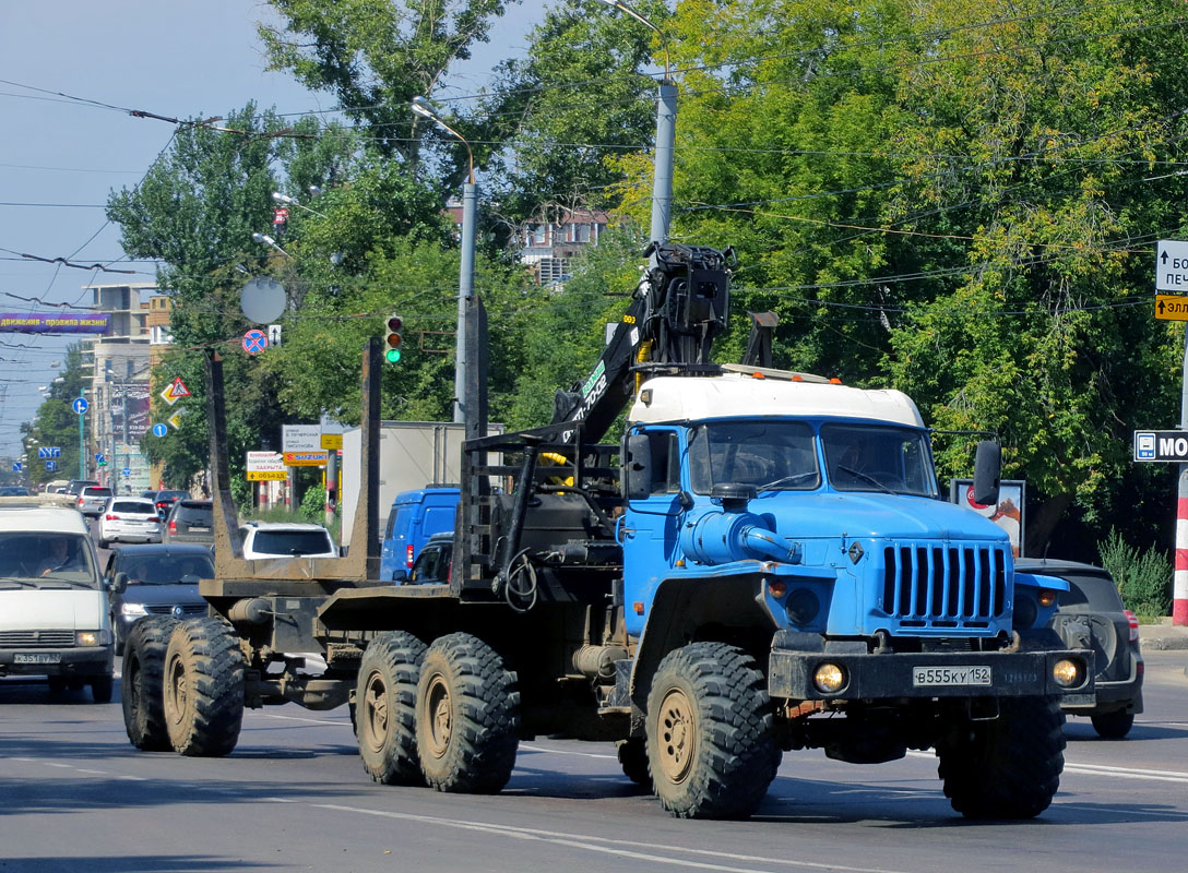 Нижегородская область, № В 555 КУ 152 — Урал-4320-40