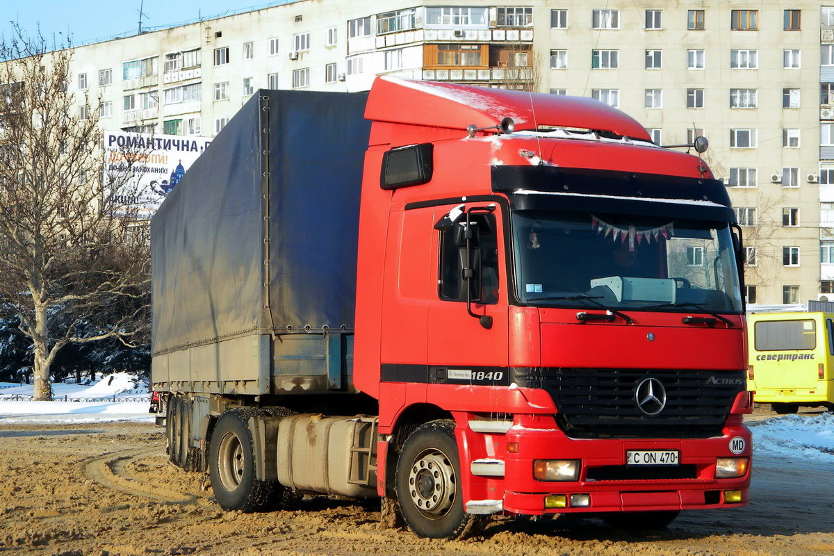 Молдавия, № C ON 470 — Mercedes-Benz Actros ('1997) 1840 Молдавия, № C ON 470 — Mercedes-Benz Actros ('1997) 1840