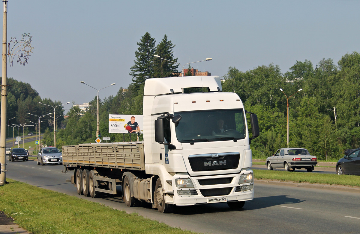 Красноярский край, № Н 829 КР 124 — MAN TGS ('2007) 19.400 Красноярский край, № Н 829 КР 124 — MAN TGS ('2007) 19.400