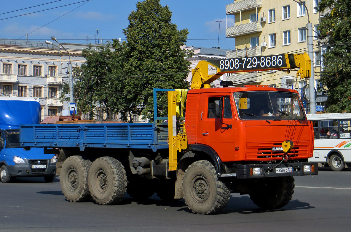 Нижегородская область, № М 858 УО 152 — КамАЗ-43101