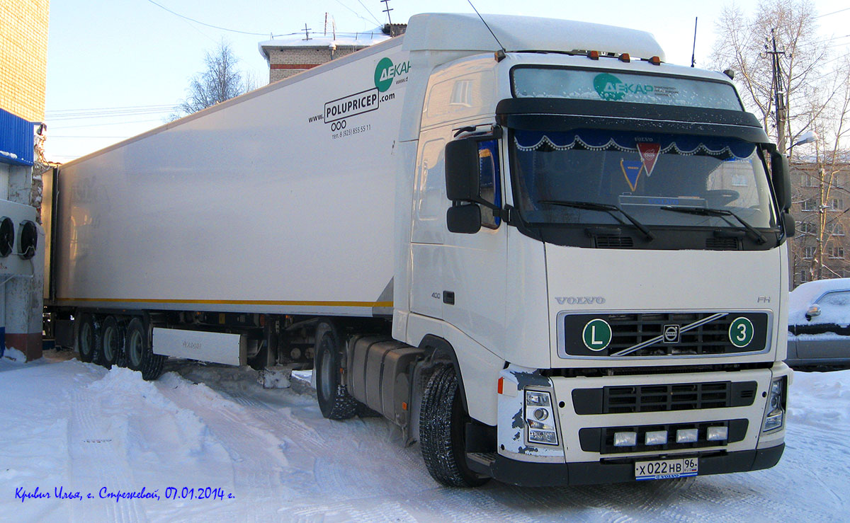 Свердловская область, № Х 022 НВ 96 — Volvo ('2002) FH12.400