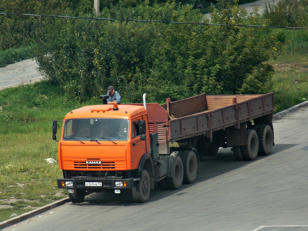 Тюменская область, № Е 349 НВ 72 — КамАЗ-5410