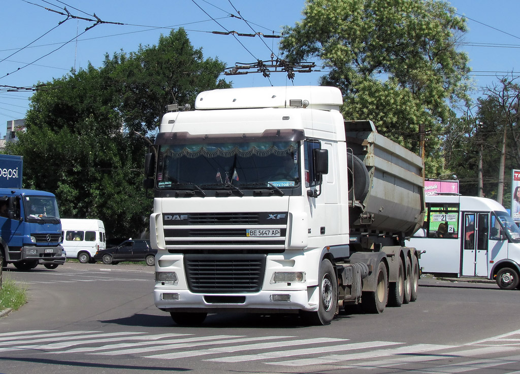 Николаевская область, № ВЕ 5647 АР — DAF XF95 FT