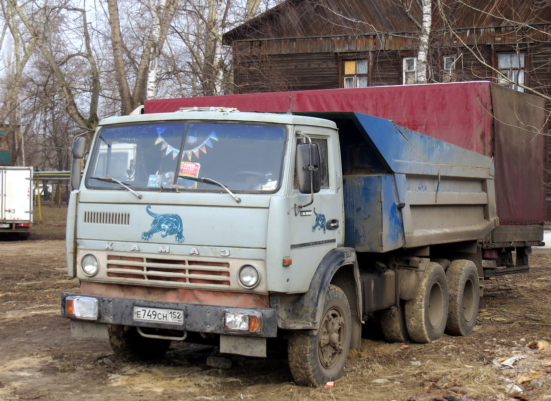 Нижегородская область, № Е 749 СН 152 — КамАЗ-5511