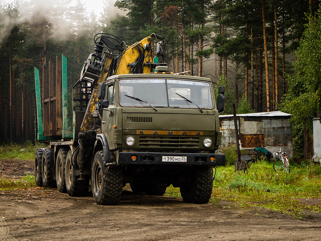 Вологодская область, № Т 390 НО 35 — КамАЗ-4310