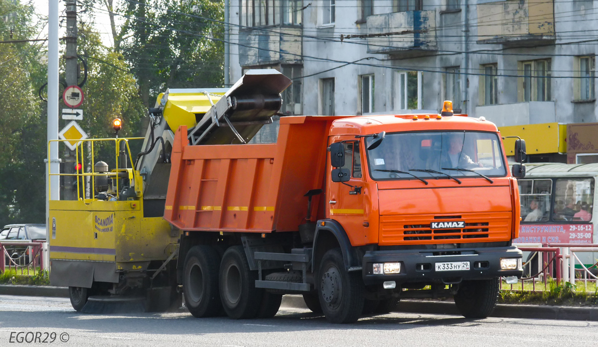 Архангельская область, № К 333 НУ 29 — КамАЗ-65115-62