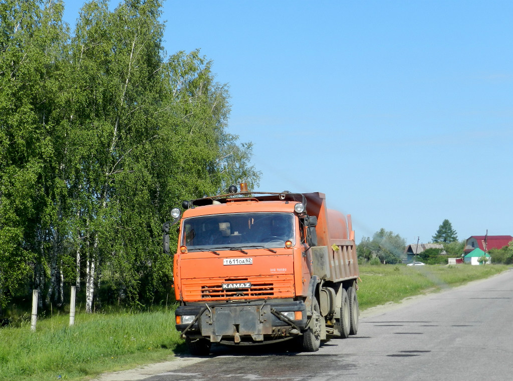 Рязанская область, № Т 611 ОА 62 — КамАЗ-65115-62