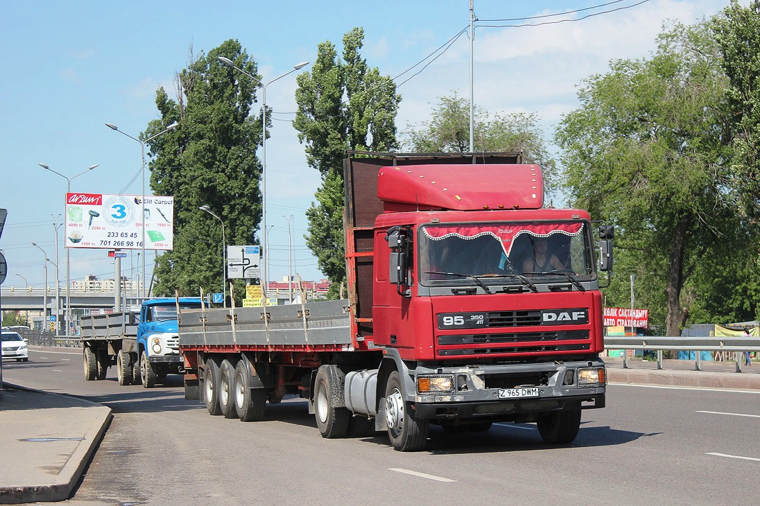 Астана, № Z 965 DWM — DAF 95 FT — Фото — Фототрак