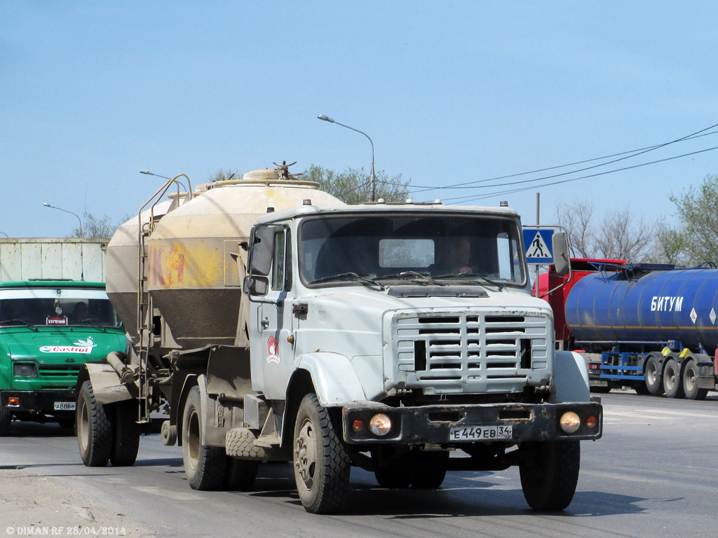 Волгоградская область, № Е 449 ЕВ 34 — ЗИЛ-4423