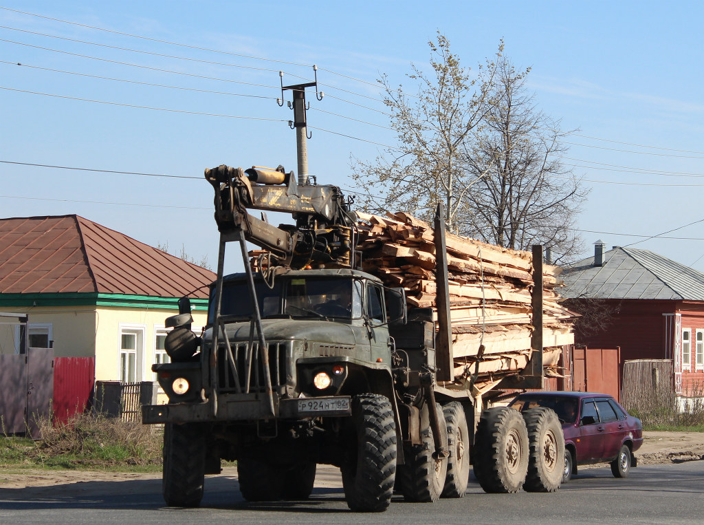 Рязанская область, № Р 924 НТ 62 — Урал-4320 (общая модель)